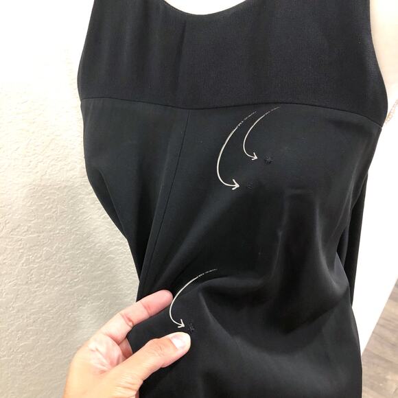 Balenciaga Black Dress Front Tie - Picture 7 of 12